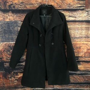 🚨 Classic Black Peacoat 🚨